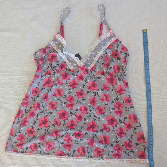 Marilyn Monroe Pink and Red Bustier Camisole Top - Picture 3 of 5